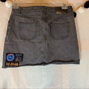 Def Leppard themed Denim skirt!
